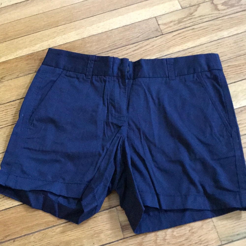 Navy blue chino shorts